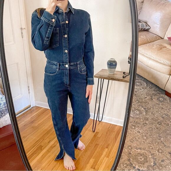 DL1961 Freja Denim Jumpsuit Skylark - Picture 2 of 10